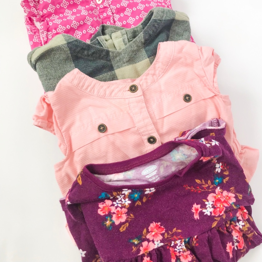 Four Girl Dresses Bundle Lot Baby Girl